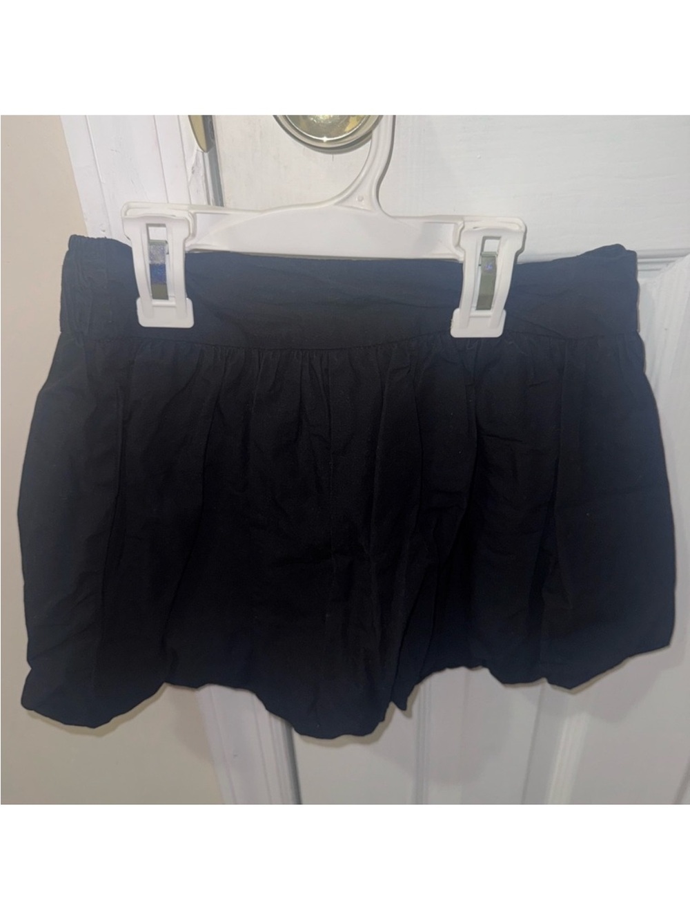 Zara Girls Size 10 Black Bubble Skirt Elastic Waist Dressy Skirt